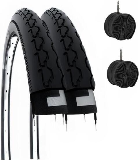 2 banden 24x13/8(37-540)+binnenbanden, banden rolstoel 24 x 13/8 rolstoel EV