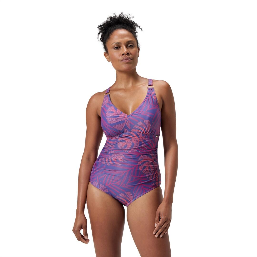 Strój kąpielowy jednoczęściowy damski na basen Speedo Shaping V Neck