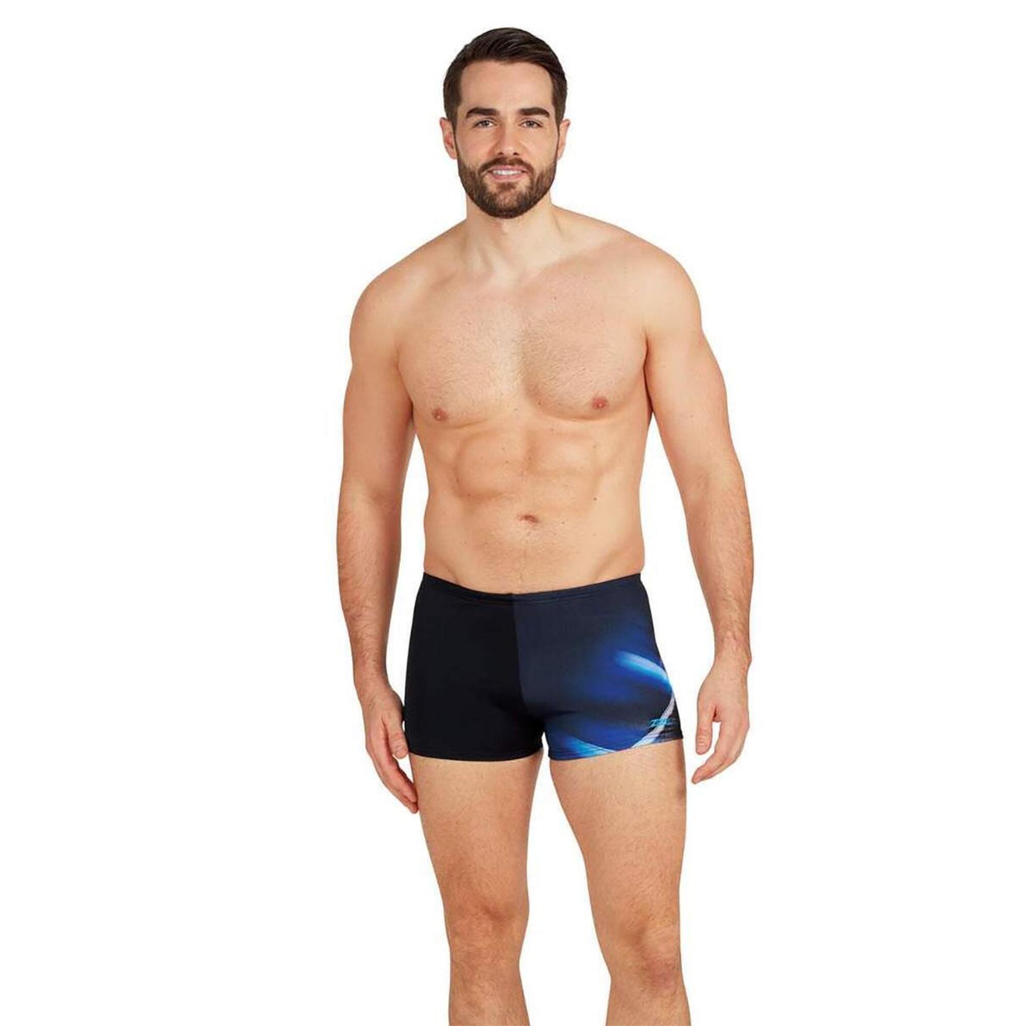 Zoggs - Short De Course Pour Homme Zoggs Vector Hip Racer - Taille 30 - Boxer De Bain - Noir - Decathlon