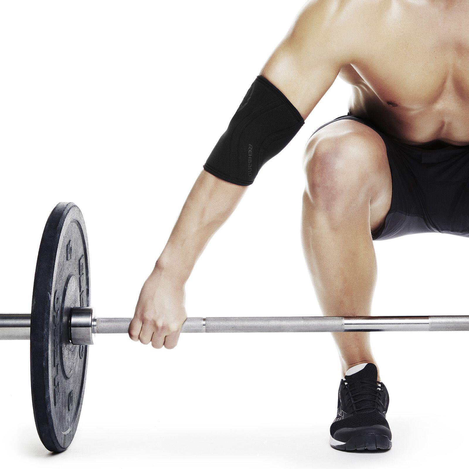 Rehband RX Coudière 5 mm | Bandage coude haltérophilie & functional fitness 3/4