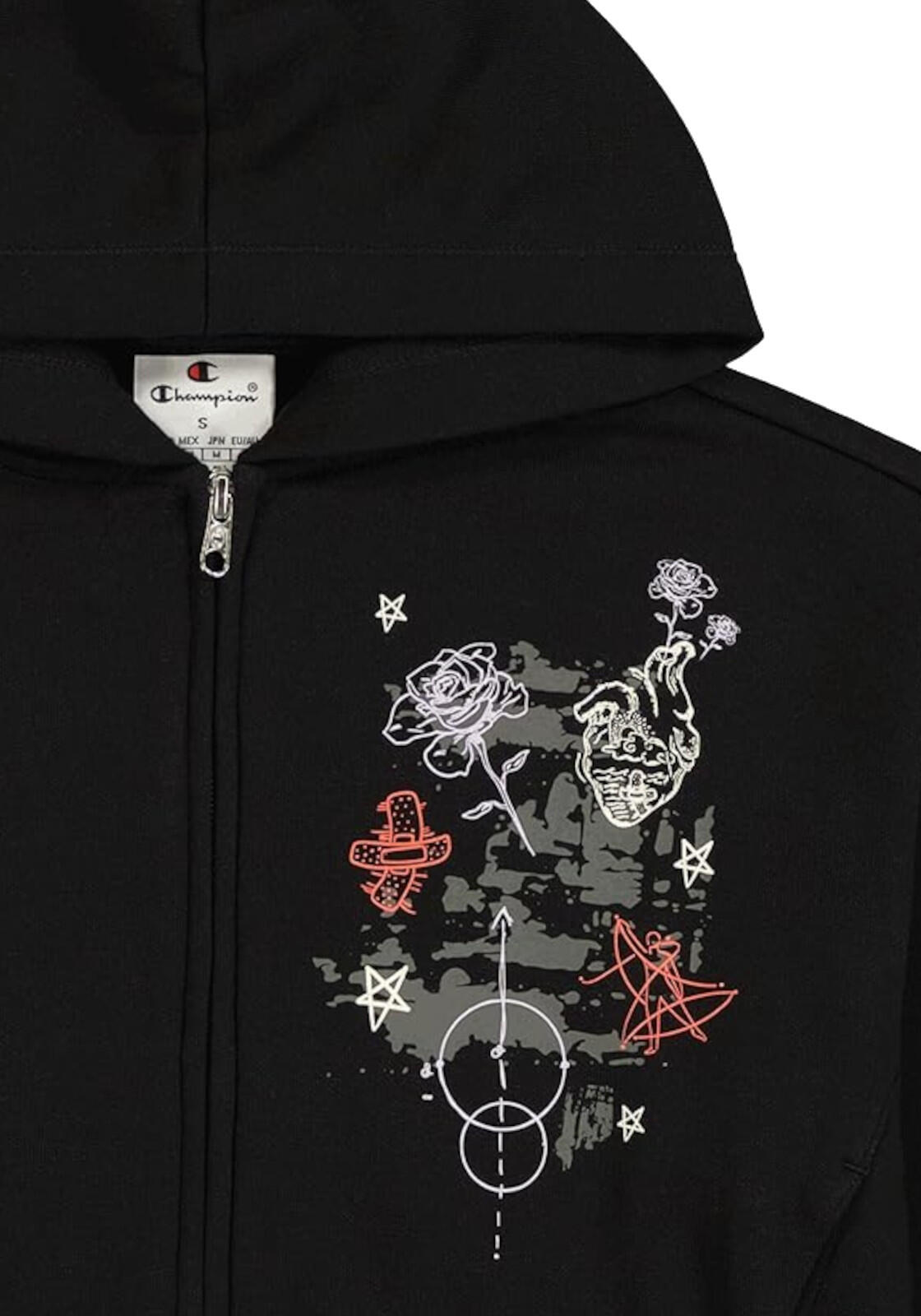 HOODED FULL ZIP SWEAT COL KK001 3/3