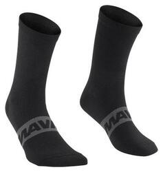 Mavic Aksium Graphic chaussettes de cyclisme noir/blanc.