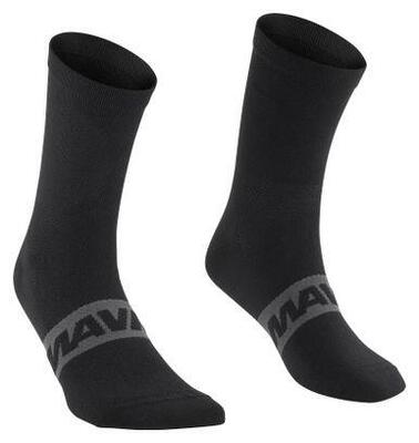 Mavic aksium graphic socks zwart/wit