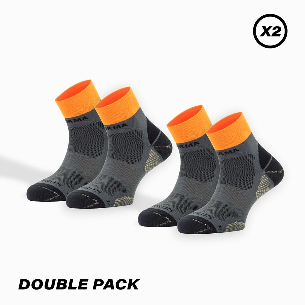 ENFORMA Ultra-Light Compressiesokken – Double Pack – Ademend & Antibacterieel