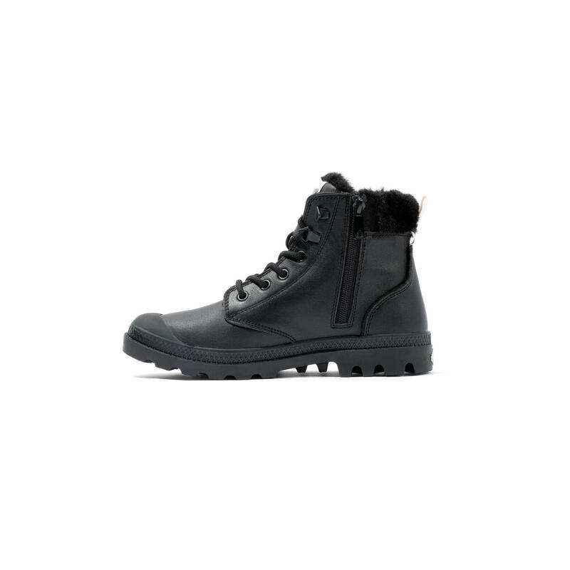 Pantofi până la gleznă universali 94380008m pentru iarnă negri damă