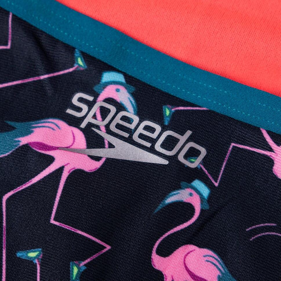 Strój pływacki Speedo Solid V-Back flamingi