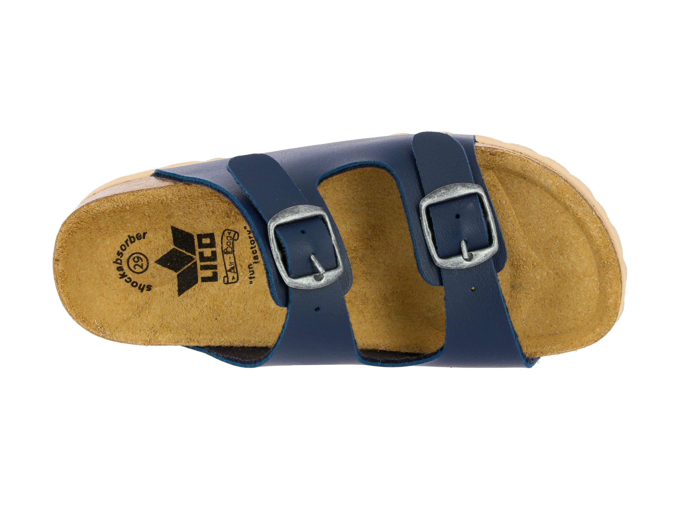 Pantolette Jungen Schnallen LICO Bioline Kids 5/6