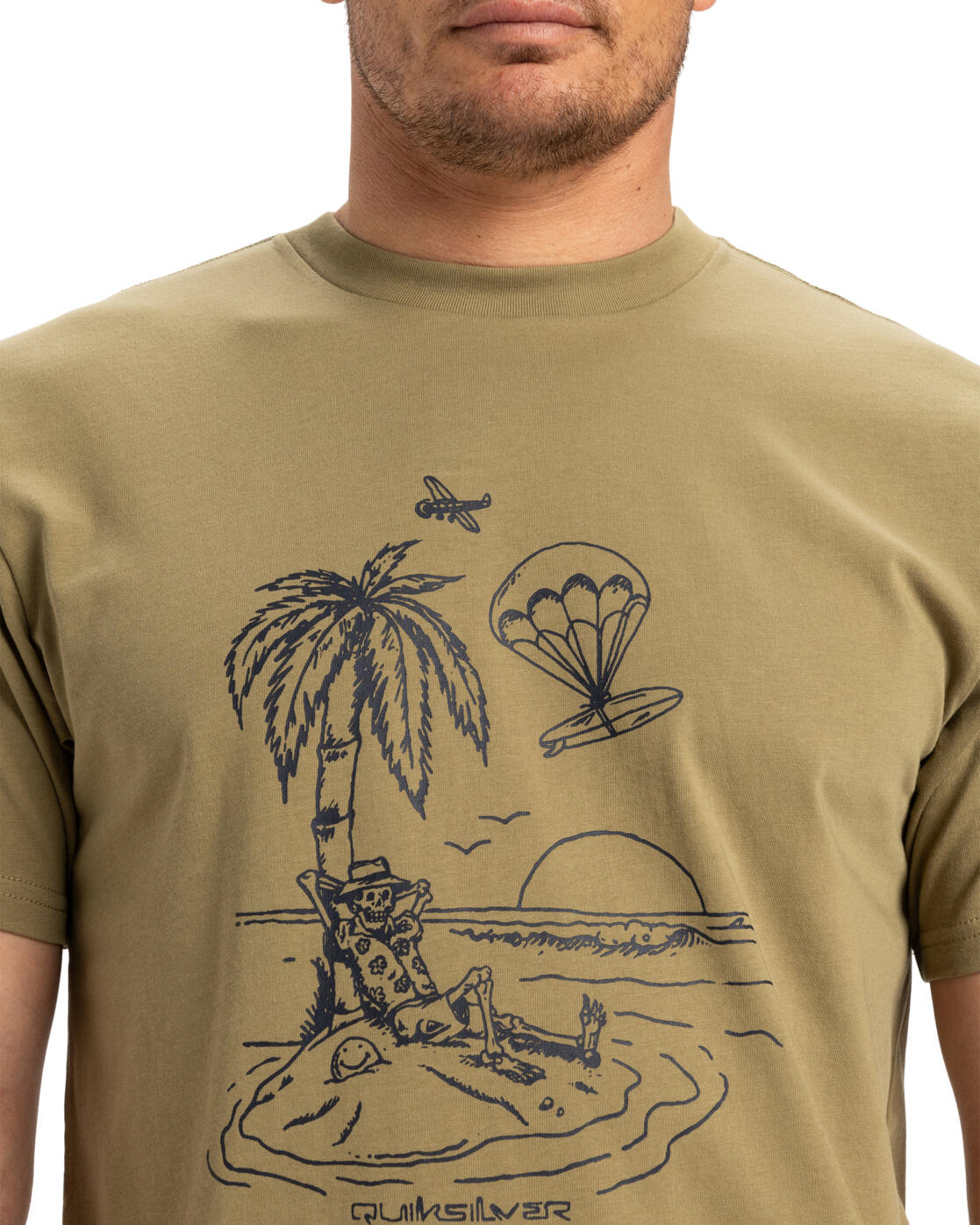 T-Shirt EV TUNED OUT Beige Herren 4/4