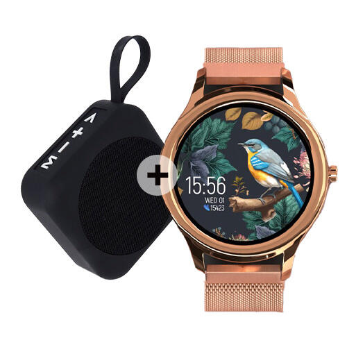 Forever - Montre Connectée Sportive Pour Adultes Forever Forevive 3 Sb-340 Avec Haut-parle - Montre Connectée - Jaune - No Size - Decathlon