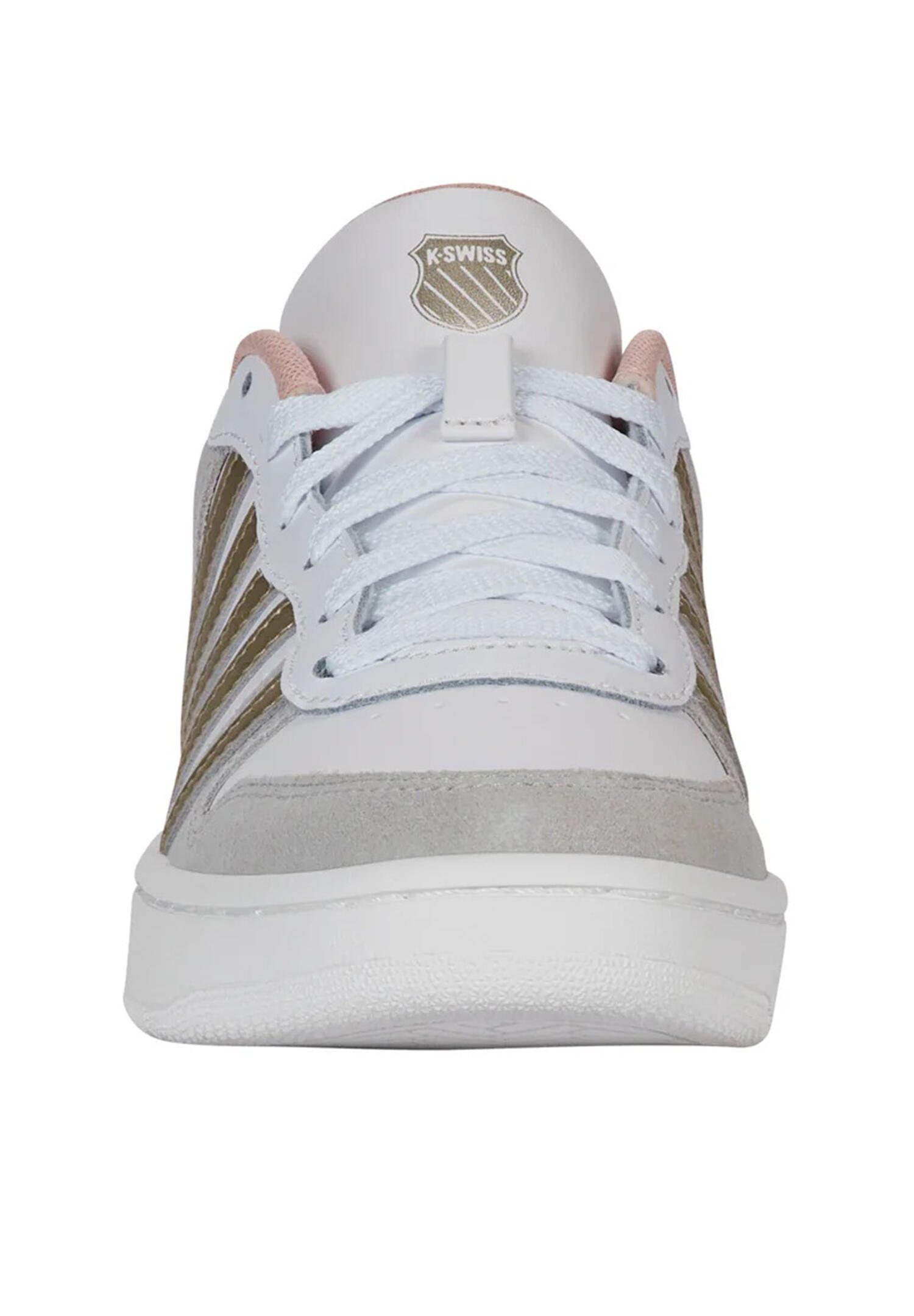 K-SWISS Court Palisades Low – witte sneakers, lage pasvorm, vetergesloten 3/6