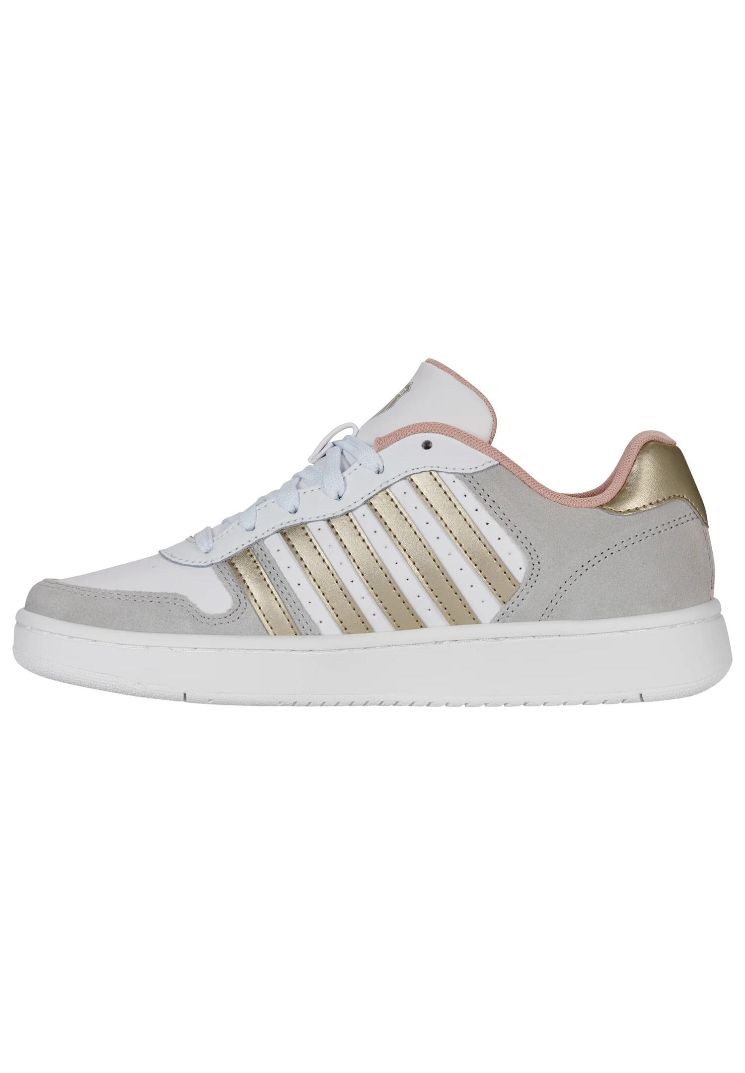 K-SWISS Court Palisades Low – witte sneakers, lage pasvorm, vetergesloten 2/6