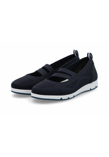 Rieker Damen Ballerina Halbschuhe Schuhe L3053-14 Blue