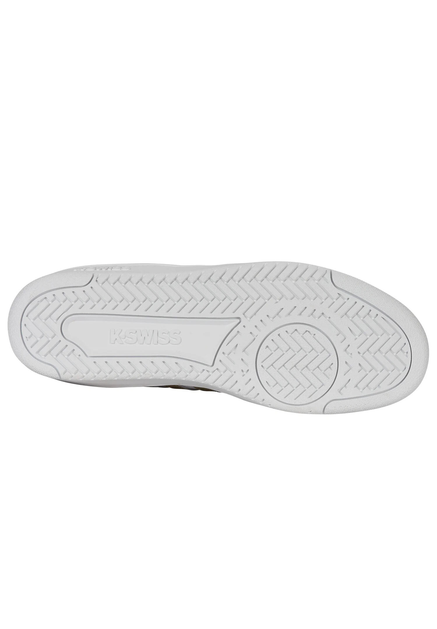 K-SWISS Court Palisades Low - baskets blanches, coupe basse, lacets 6/6