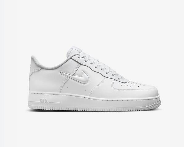 NIKE AIR FORCE 1 JEWEL UNISEX COLORE BIANCO WHITE