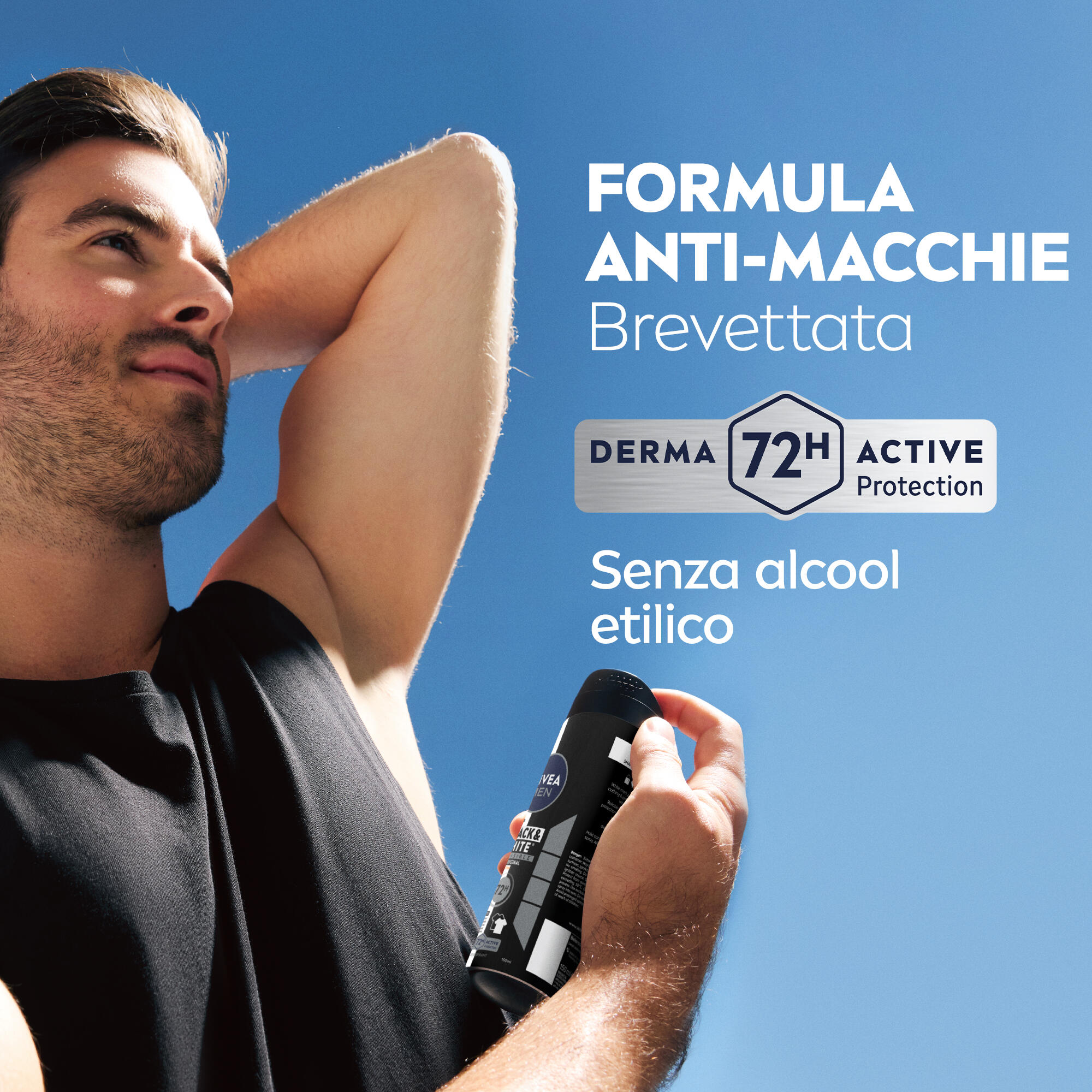 Nivea Men Deodorante Invisibile Black & White Spray - 6 x 150 ml 3/4