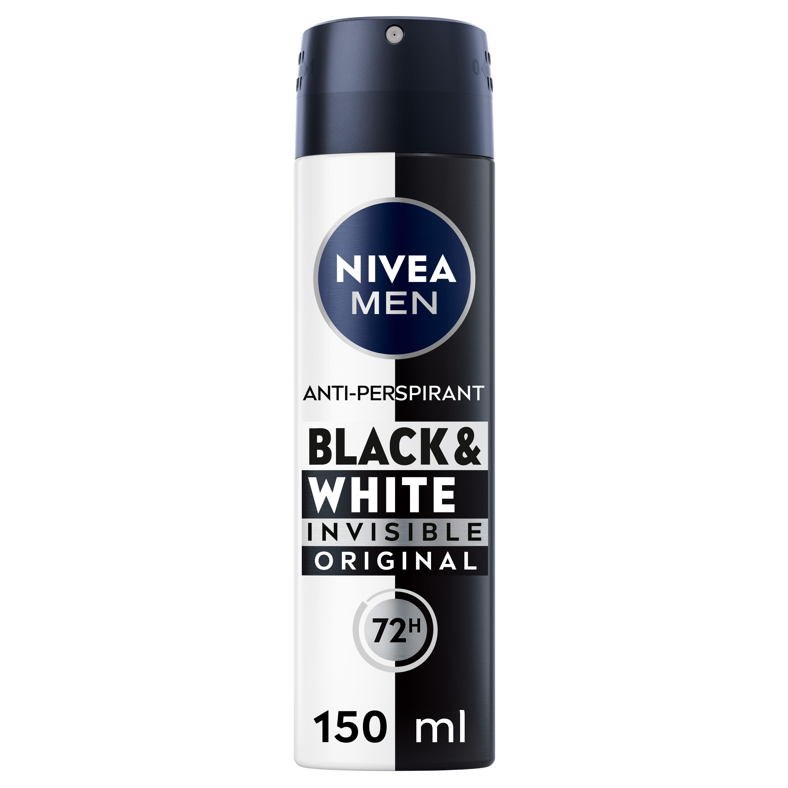 NIVEA Nivea Men Deodorante Invisibile Black & White Spray - 6 x 150 ml