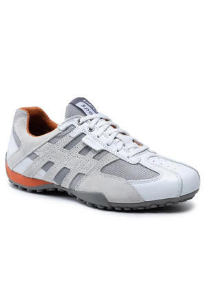 Geox U Snake K Herren Sneaker Schuhe U4207K 08514 C1405 Optic White