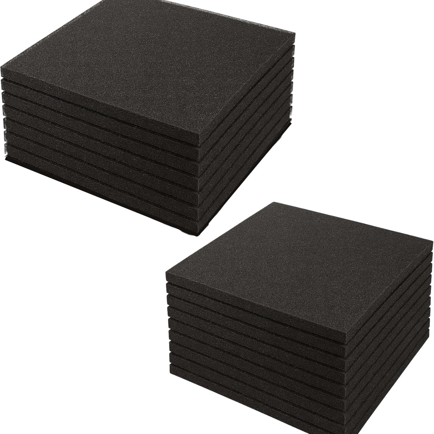 16 Pezzi Pavimento Gommato Palestra 100 x 100 x 2 cm FF 1/5