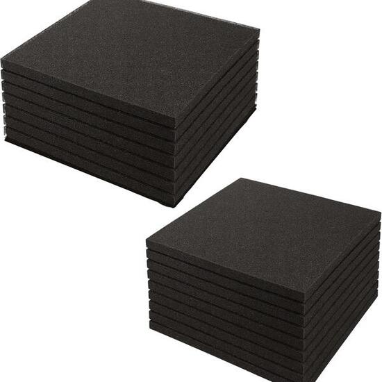 16 Pezzi Pavimento Gommato Palestra 100 x 100 x 3 cm cm FF