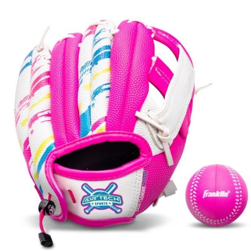 FRANKLIN Franklin 22891 Airtech Branco/Rosa/Amarelo 9 Polegadas com Bola Pegar à esquerda