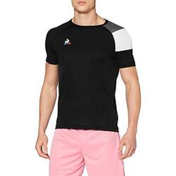 Le Coq Sportif N°6 T-shirt à Manches Courtes pour Hommes - Noir, XL
