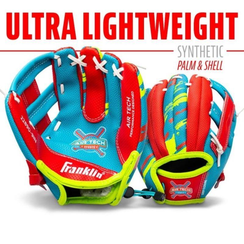 Franklin T-Ball - Guanto da baseball/softball - Taglia 9 Inch - Junior 3/7