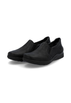 Rieker Damen Halbschuh Slipper Schuhe 48964-00 schwarz