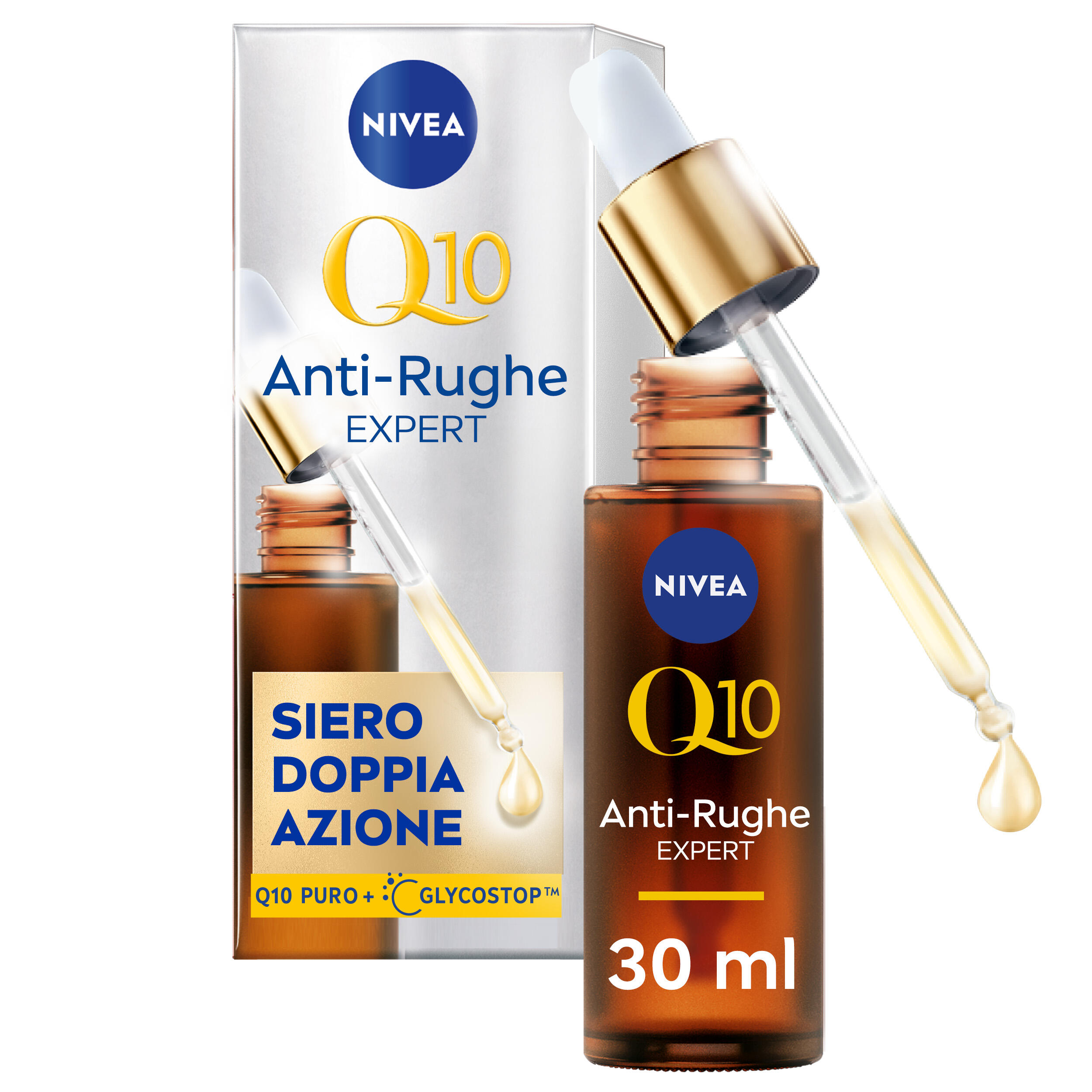 NIVEA Siero NIVEA Q10 Anti-Rughe Expert 30 ml per una pelle giovane