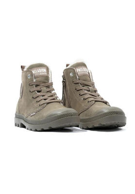 PALLADIUM Damen Pampa Hi Zip WL Winter Ankle Boots Stiefelette warm 95982 Grün