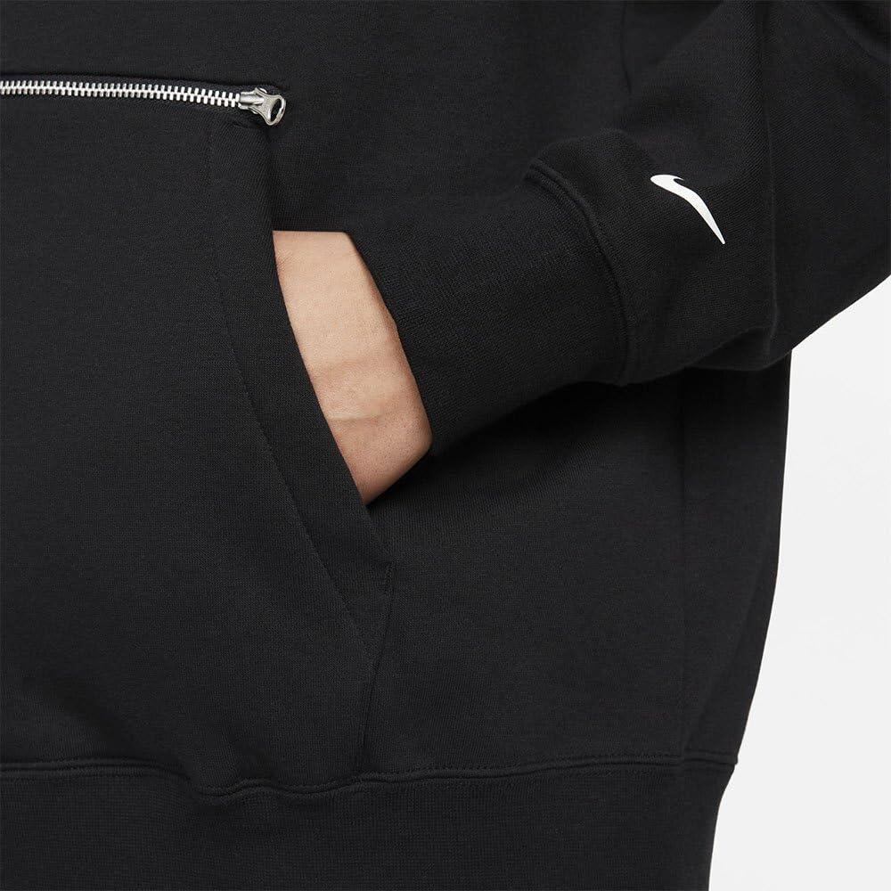 Sweat à capuche Nike noir et blanc pour toutes les saisons 3/6