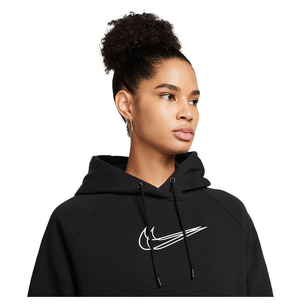 Sweat à capuche Nike noir et blanc pour toutes les saisons 2/6