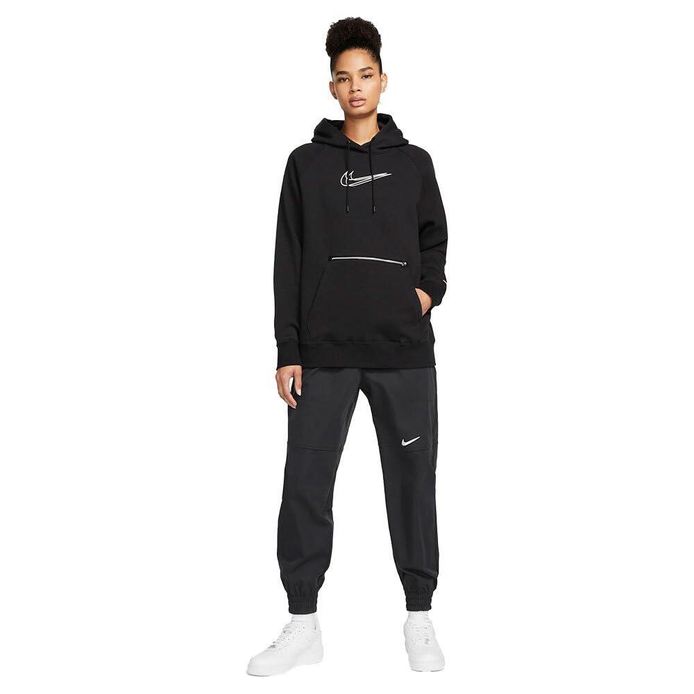 Sweat à capuche Nike noir et blanc pour toutes les saisons 5/6