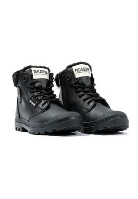 PALLADIUM Pampa Hi Snow Warm Damen Boots Stiefelette Leder 94380-008-M schwarz