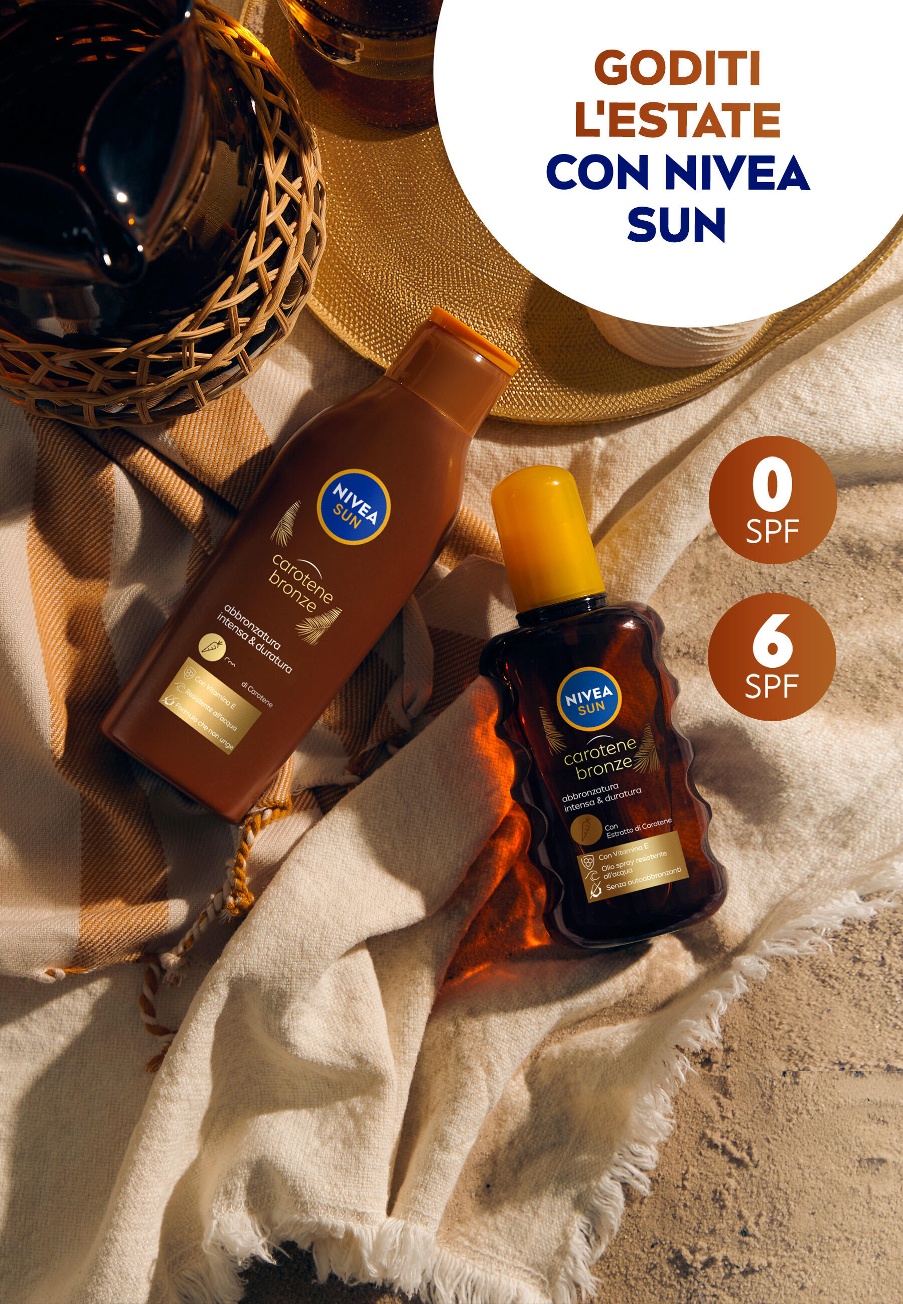 NIVEA SUN Lait Solaire Carotene Bronze SPF 6 - 200 ml 5/5