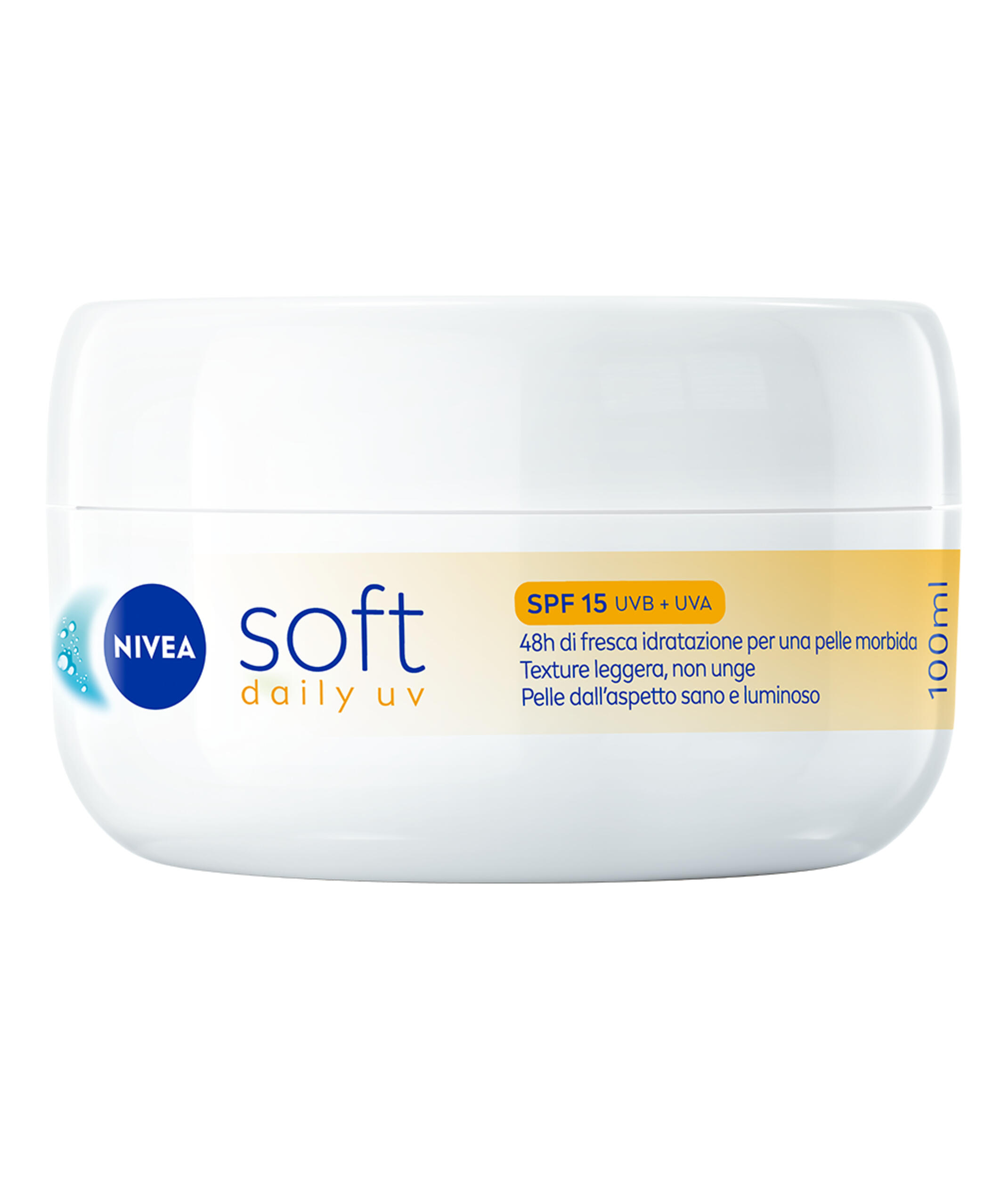 NIVEA Crema Idratante NIVEA Soft Daily UV SPF15 100 ml