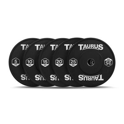 Taurus bumper plate pro black 20 kg