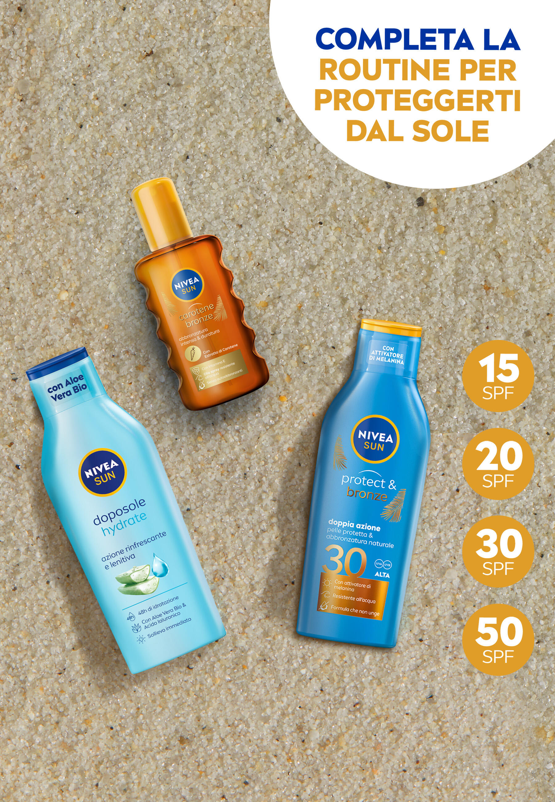NIVEA SUN Leche Hidratante para Después del Sol 200 ml para Cuidado de la Piel 5/5
