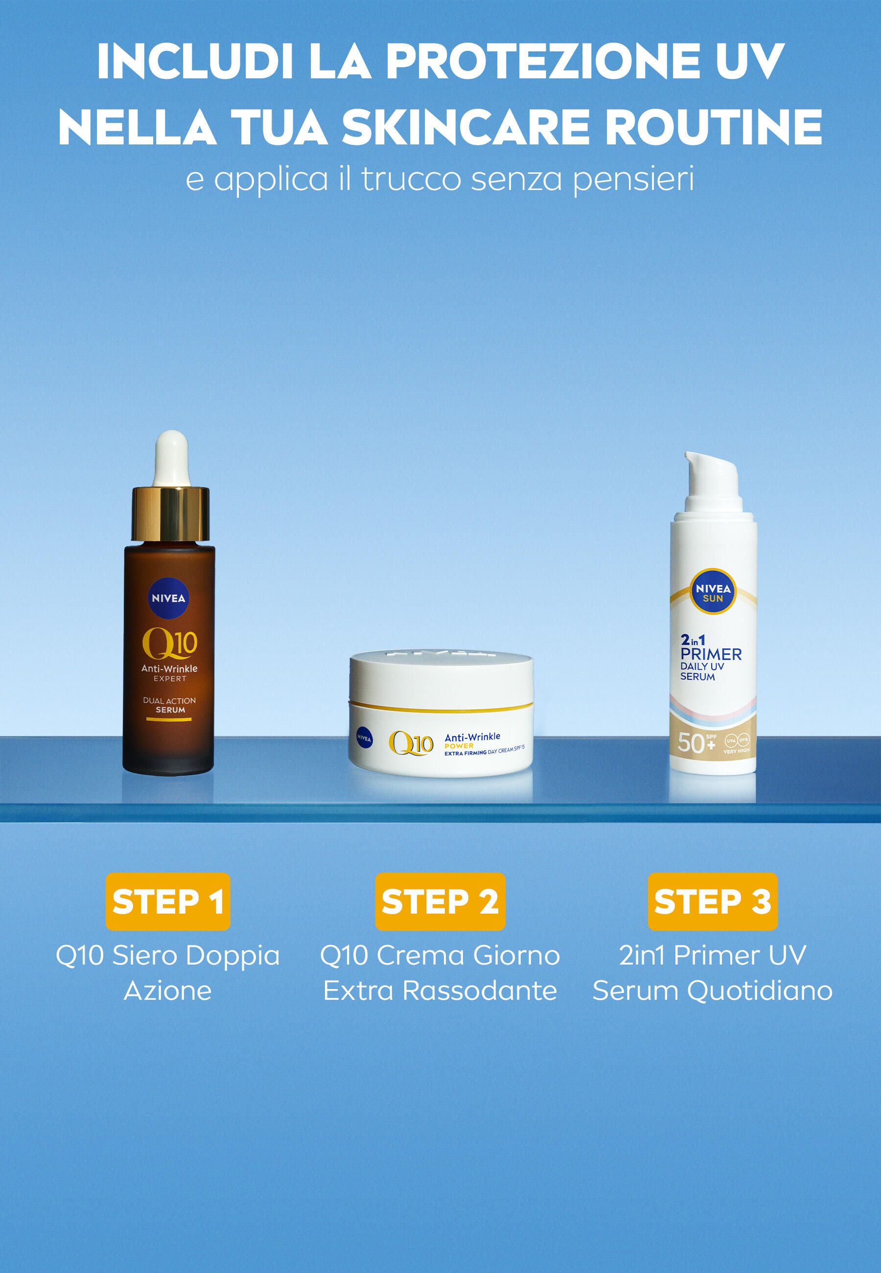 NIVEA SUN 2en1 Serum Primer UV Diario SPF 50+ para el rostro 5/5