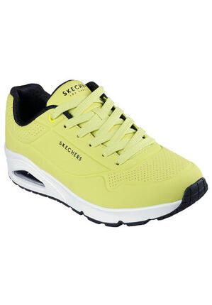 Skechers Mens Sport Casual UNO STAND ON AIR Sneaker 52458 NYLM Neon Yellow/Lime