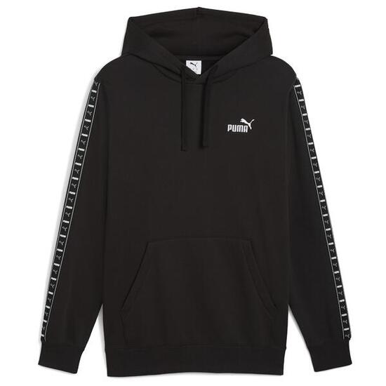 Kap Puma Ess Tape Hoodie Fl, Zwart, Mannen