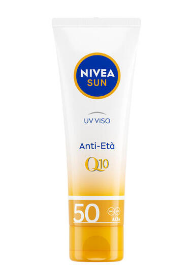 Q10 Fluide Solaire Anti-Age pour le Visage SPF 50+ 50 ml
