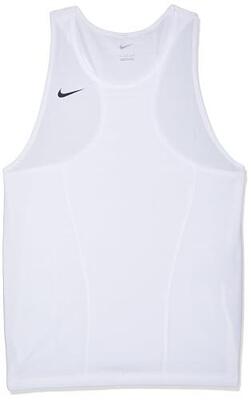Nike heren dry miler hardloop t-shirt korte mouwen - wit - maat l