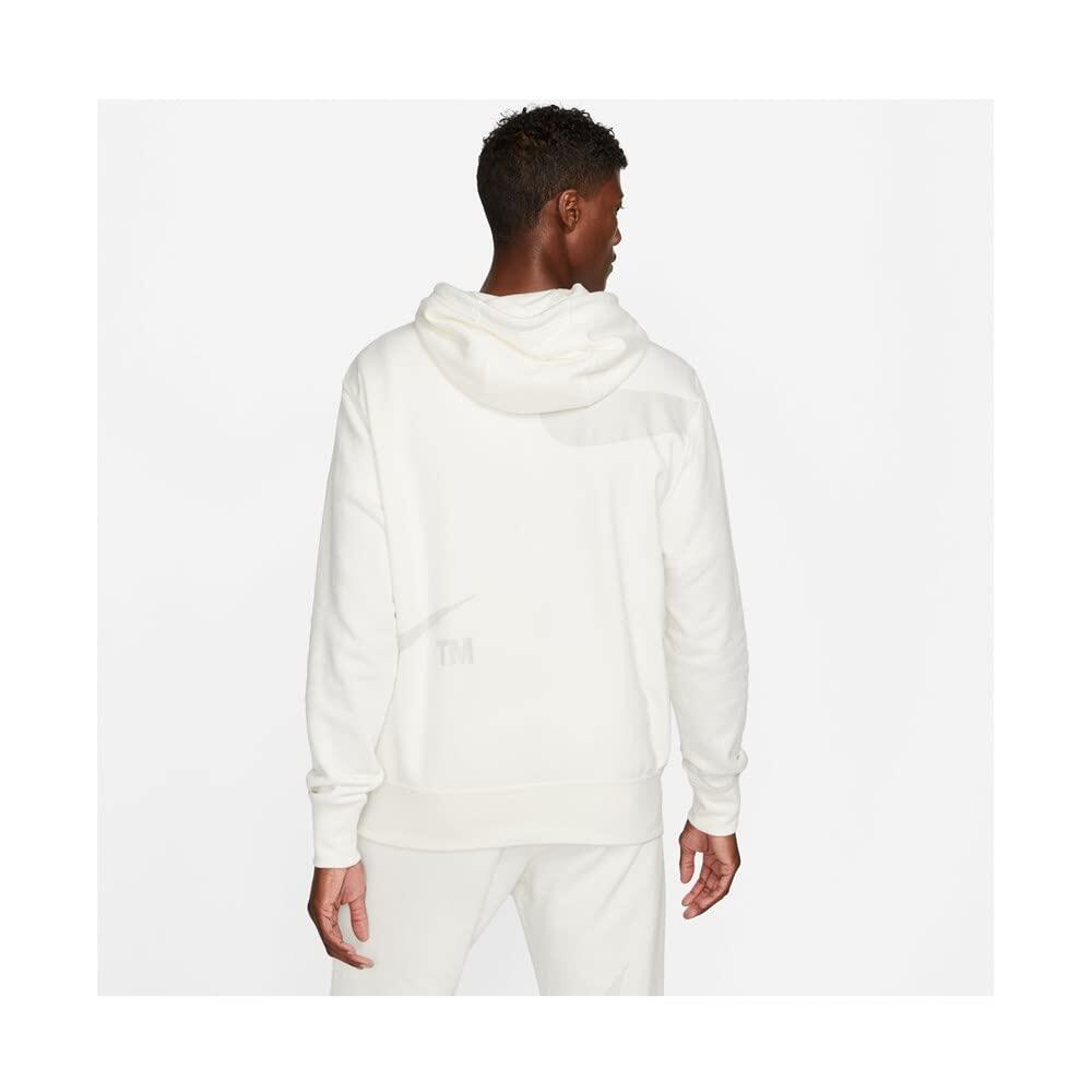 Hoodie Nike Swoosh pour Homme en Blanc, Taille L 4/6