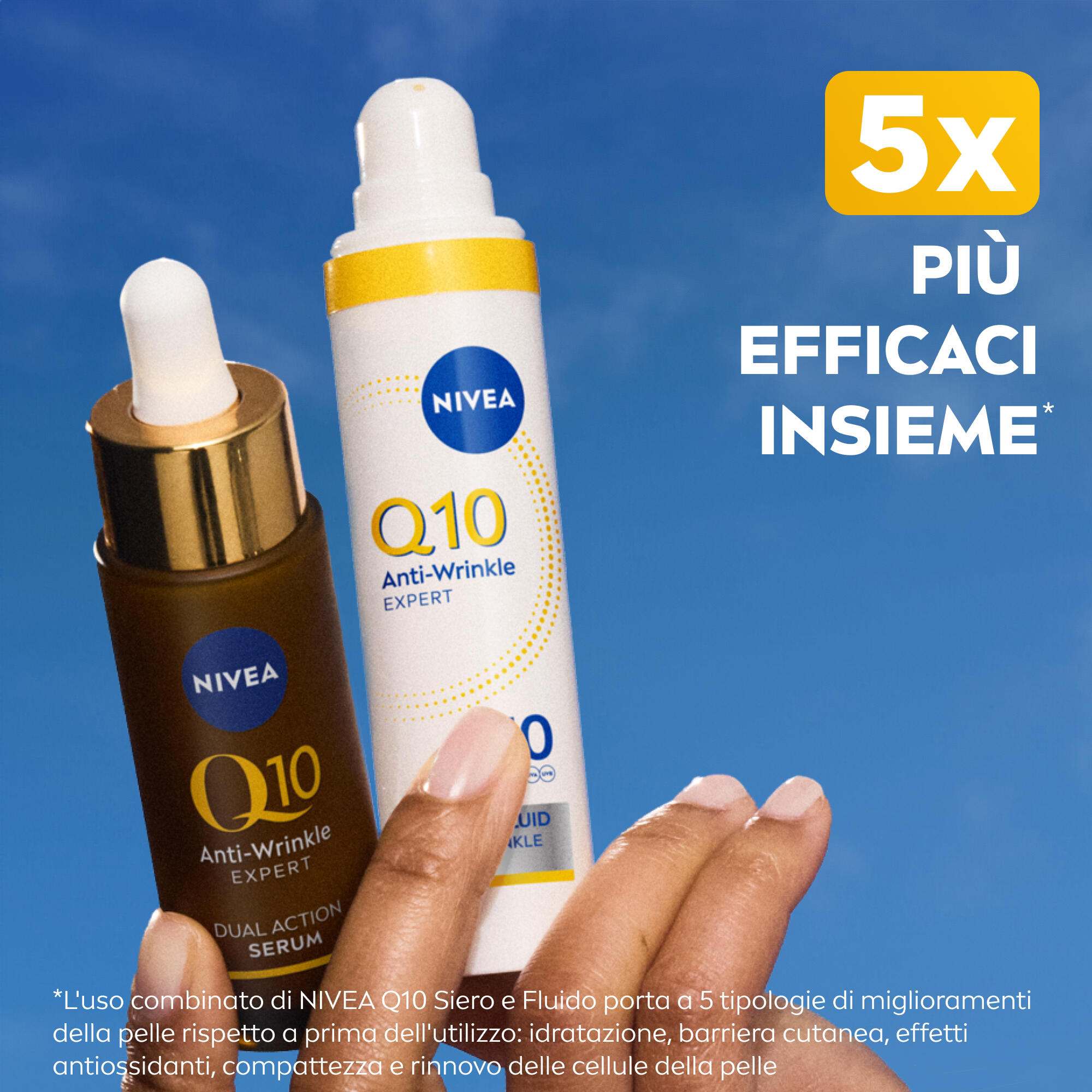 NIVEA Q10 Fluido UV Antirughe SPF 50 - 40 ml 5/7