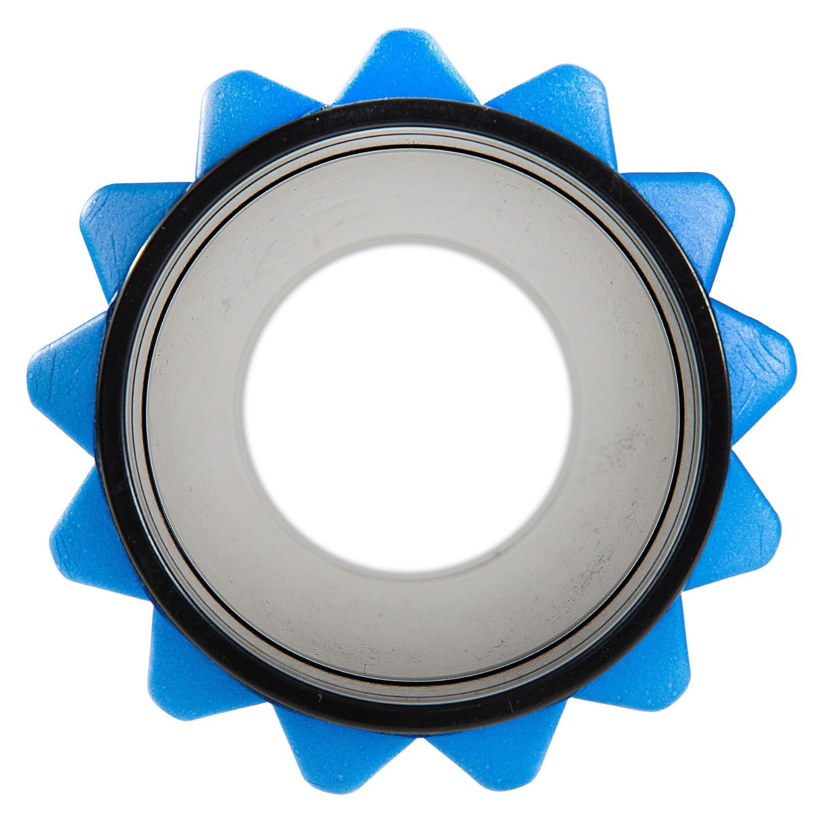 Foamroller standaard blauw 3/4