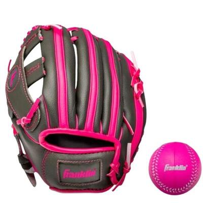Franklin 22703 grafiet/roze 9.5 inch met bal links vangen