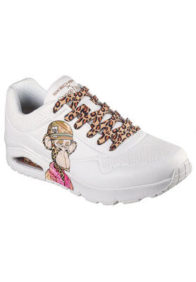 Scarpe Uomo Skechers Uno Dr Bombay bianco