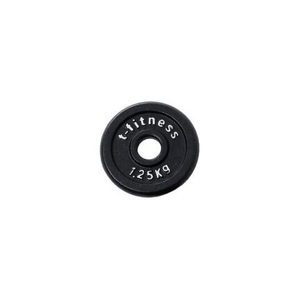 Taurus gietijzeren halterschijf met greep 15 kg, boring 28 mm
