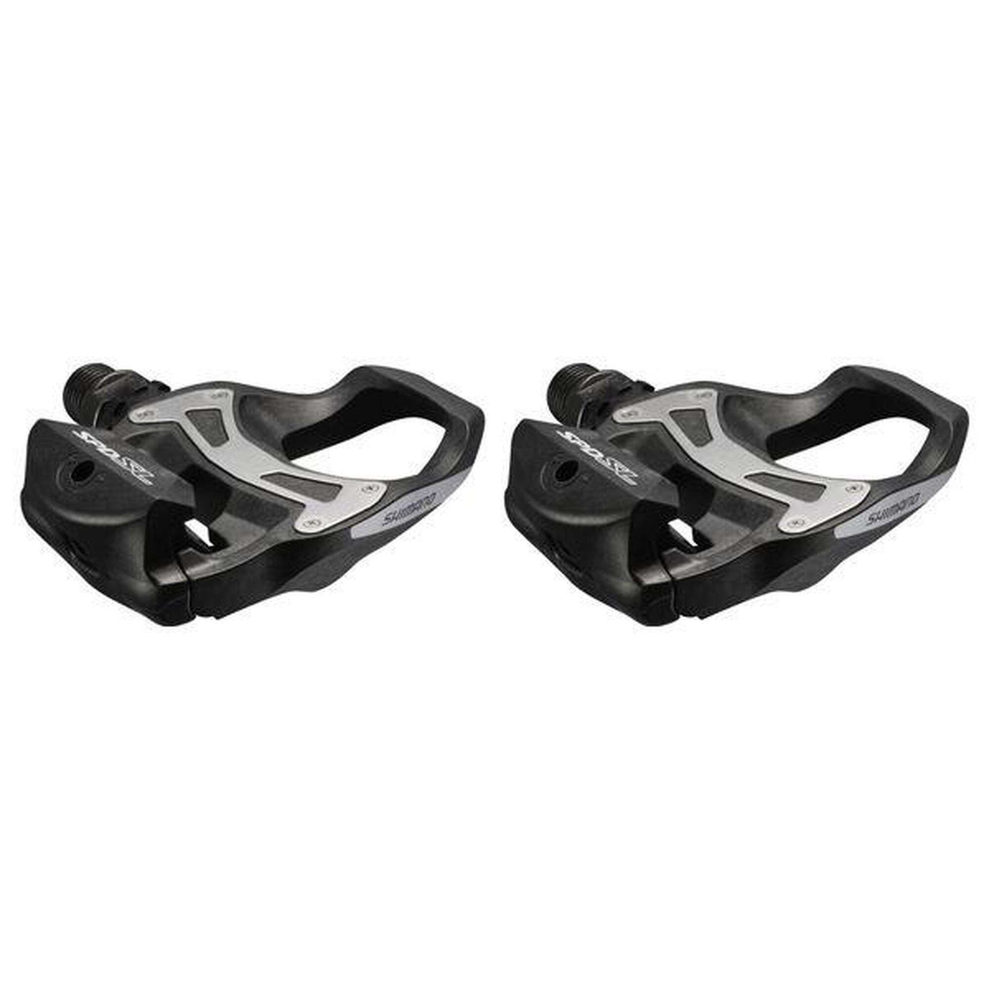 SHIMANO Paire de Pédales PD-R550 SPD SL Noir      8499€     SHIMANO SHIMANO Paire de Pédales PD-R550 SPD SL NoirVendu exclusivement en ligne   