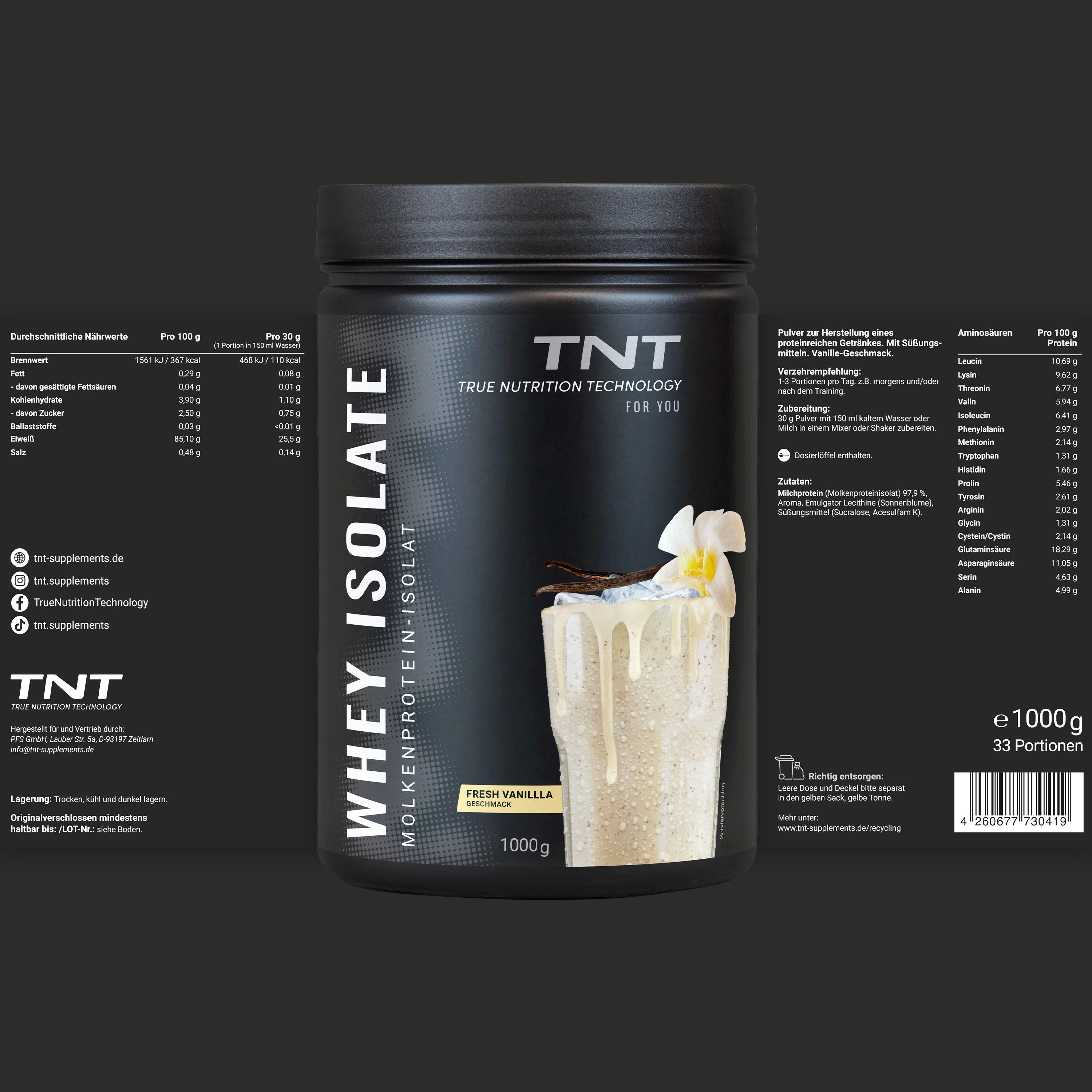 Whey Protein Isolate 4/5